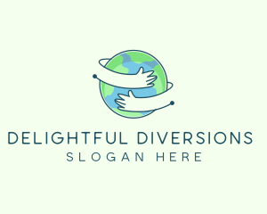 Hug Earth Community logo design