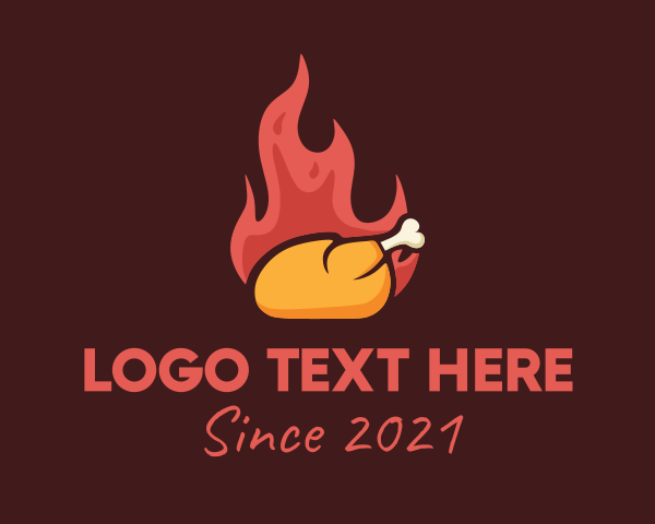 Chicken logo example 3
