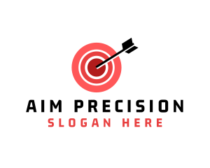 Bullseye Target Arrow logo