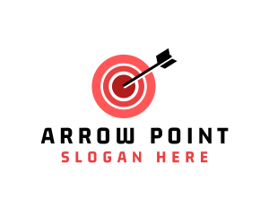 Bullseye Target Arrow logo