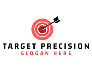 Bullseye Target Arrow logo