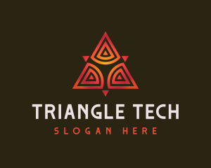 Tribal Modern Triangle logo