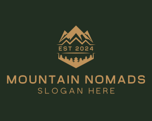 Nature Mountain Trekking logo design