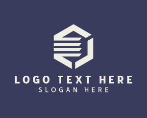 Modern - Modern Gray Hexagon logo design