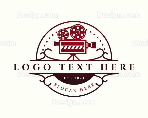 Retro Camera Videography Logo