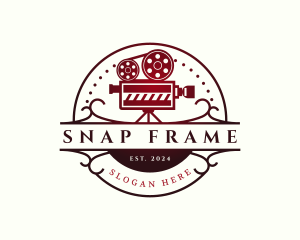 Retro Camera Videography logo design