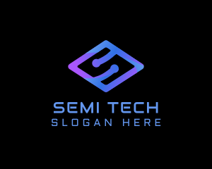 Modern Tech Letter S logo design