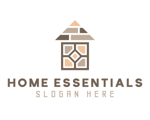 Brown Home Floorboard logo design