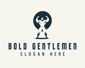 Masculine Fitness Power logo design