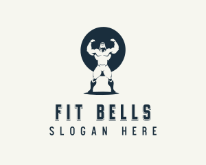 Masculine Fitness Power logo design