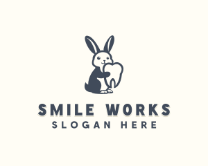 Pediatric Dentistry Bunny logo