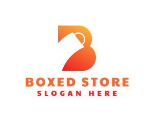 Orange B Bag logo design