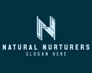 Industrial Metalwork Letter N logo design