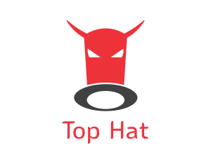 Red Bull Top Hat logo design