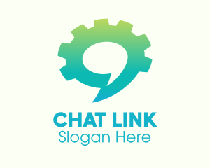 Cog Chat Messaging App logo design