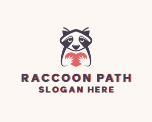 Raccoon Animal Zoo logo design