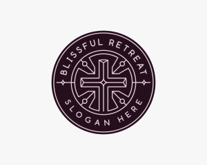 Spiritual Worship Cross logo design