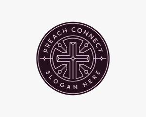 Spiritual Worship Cross logo design