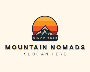 Alpine Mountain Trekking logo design