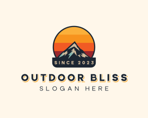 Alpine Mountain Trekking logo design