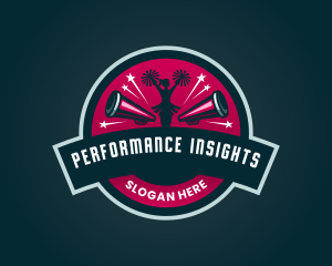 Cheerleader Megaphone Performer logo