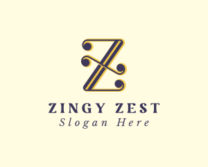 Music Composer Letter Z logo design