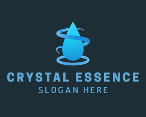Blue Water Droplet   logo