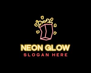 Neon Movie Popcorn logo