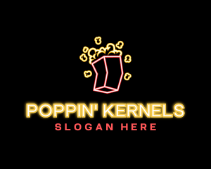 Neon Movie Popcorn logo