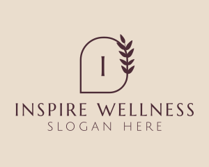 Natural Wellness Leaves logo design