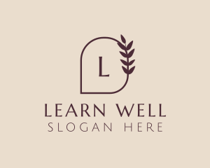 Natural Wellness Leaves logo design