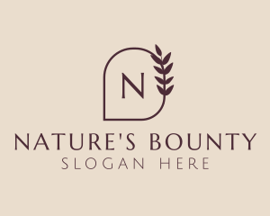 Natural Wellness Leaves logo design