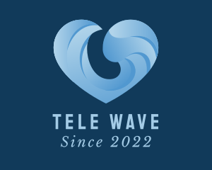 Heart Wave Beach Resort  logo design