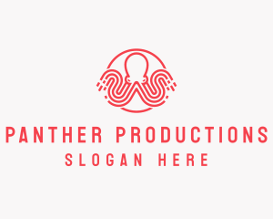 Octopus Technology Animal logo design