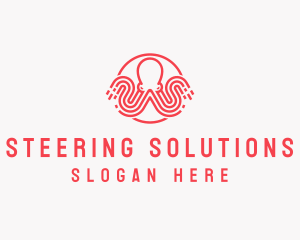 Octopus Technology Animal logo design