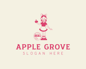 Apple Girl Diner logo design