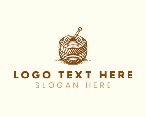 Knitting Yarn Embroidery logo