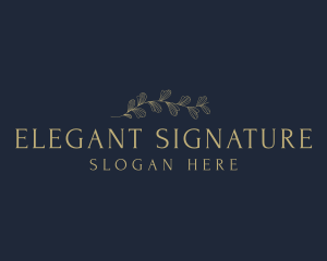 Elegant Boutique Wellness logo design