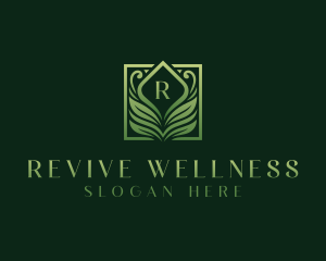 Vegan Leaf Wellness logo design