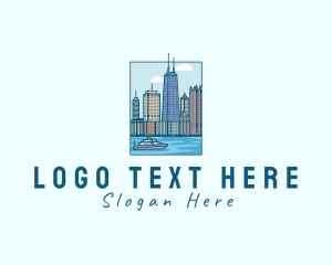 Architecture - Chicago River City logo design