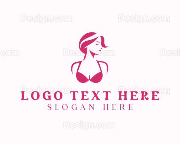 Sexy Woman Lingerie Logo