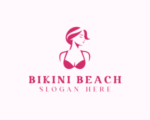 Sexy Woman Lingerie logo design