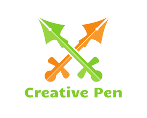 Writer Pen Sword  logo
