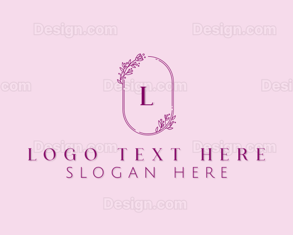 Feminine Elegant Garden Logo