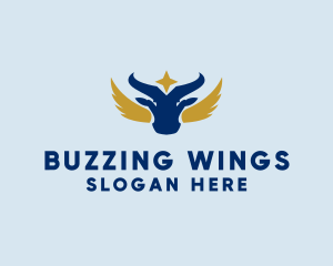 Winged Bull Company  logo design