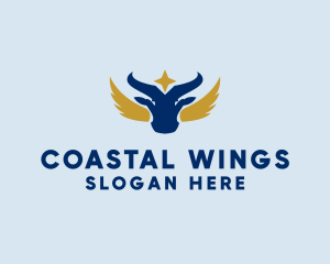 Winged Bull Company  logo design