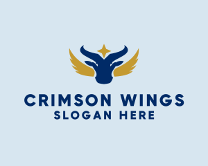 Winged Bull Company  logo design