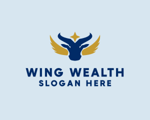 Winged Bull Company  logo design