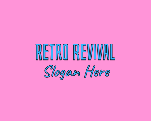 Funky Retro Marketing  logo design