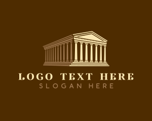 Architecture - Architecture Greek Parthenon logo design